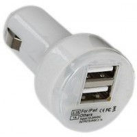 Автомобильная зарядка 2 USB 2400 mAh от прикуривателя Car hammer / Авто адаптер - фото 2 - id-p1682120921