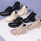 Жіночі шкіряні черевики демісезонні  38 та 39 р-ри, фото 3