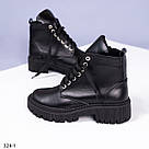 Жіночі шкіряні черевики демісезонні  38 та 39 р-ри, фото 2