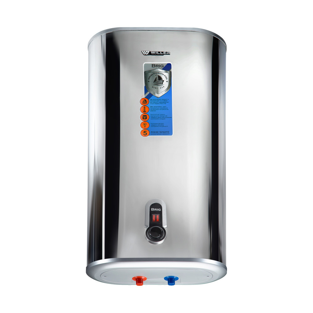 Водонагрівач WILLER IV50DR BRIG MIRROR, фото 1