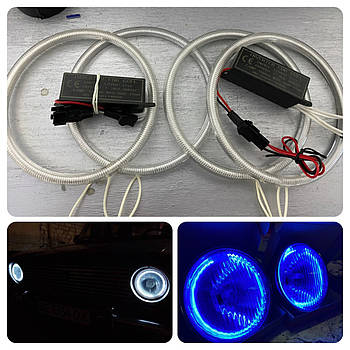 Ангельські очі CCFL (газові) для ВАЗ 2101/21 Ніва Сині