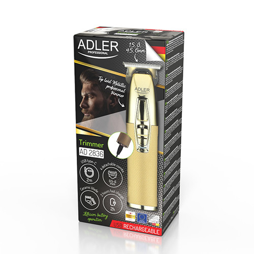 Профессиональный триммер Adler AD 2836g - USB - фото 6 - id-p1682174717