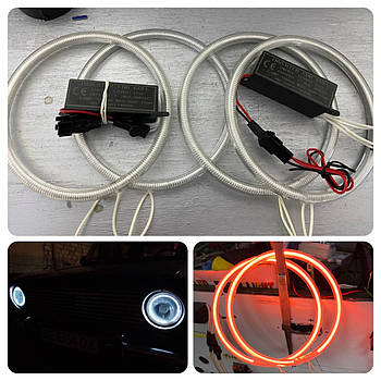 Ангельські очі CCFL (газові) для ВАЗ 2101/2121 Нива Червоні