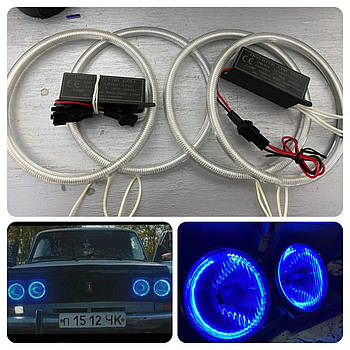 Ангельські очі CCFL (газові) для ВАЗ 2103/2106 Сині