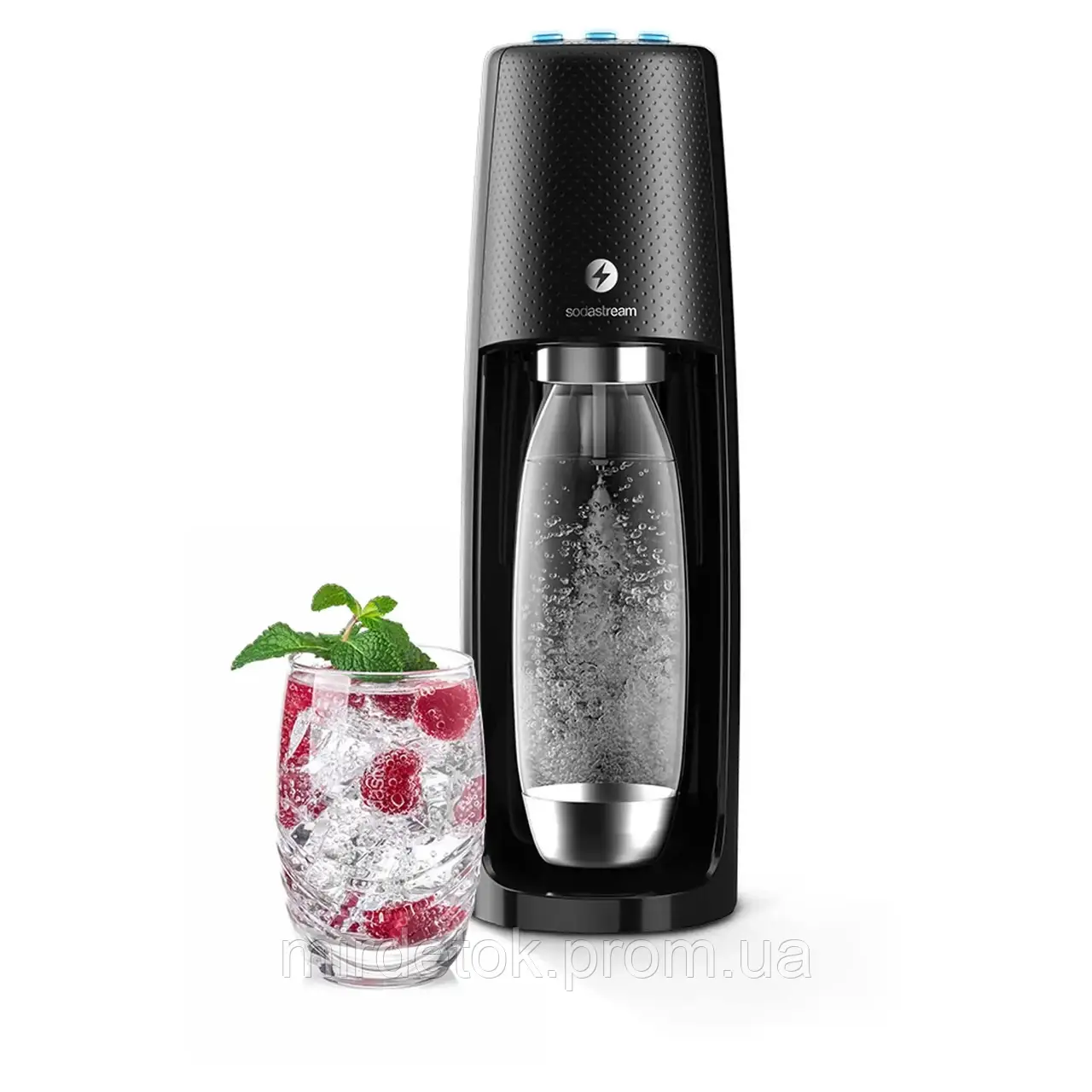Сифон Sodastream Spirit Plum з двома пляшками