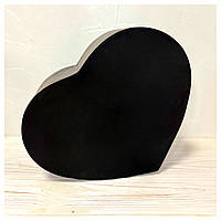Коробка "Сердце" черная 35*31*15 см чорное