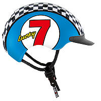 Велосипедный шлем Casco mini 2 lucky 7 blue (MD)