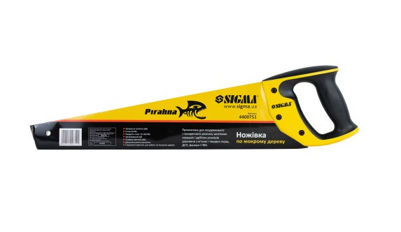 Ножівка по дереву Piranha SIGMA 450мм, сегментне будова робочої кромки, крупний зуб 7TPI 4400751