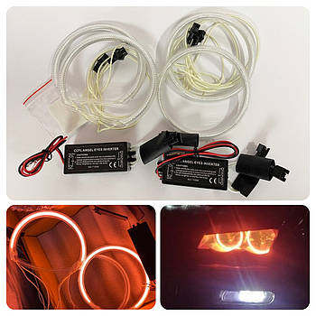 CCFL Ангельські оченята на BMW E83 Червоні