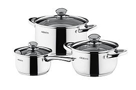 Набір посуду Gemini Gourmet Varese, 6 пред., нержавіюча сталь (AR1906PS), Ardesto, Арт.36287