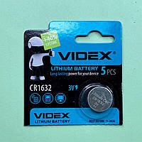 Літієва Батарейка VIDEX CR1632 Lithium 3V