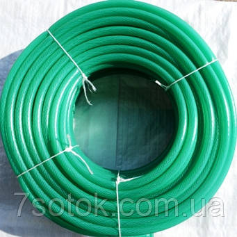 Шланг армований ниткою (прозорий кольоровий) "Стандарт" - 5/8 (16мм), довжина 100м.