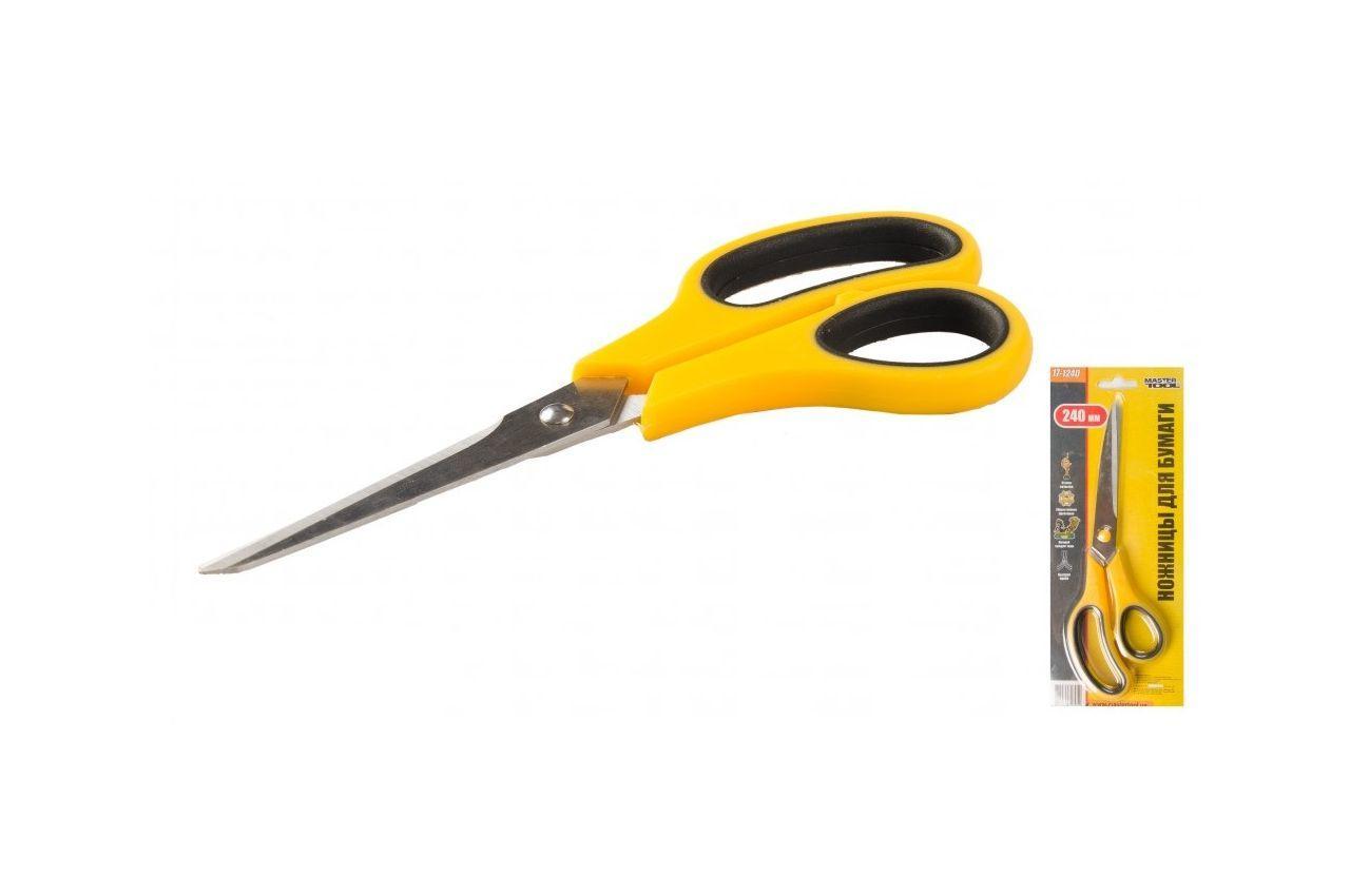 Ножиці для паперу 17-1240 - 240 мм, MASTERTOOL, Арт.36876