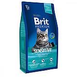 Brit Premium Sensitive Lamb для кішок з ягням 300 г, фото 3