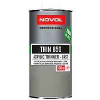 Разбавитель для акриловых продуктов Novol Thin 850 Fast, 500 мл Быстрый (15-20°)