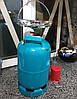 Туристичний газовий балон-пікнік Vitkovice milmet з пальником на 12 літрів кран — Італія, фото 3