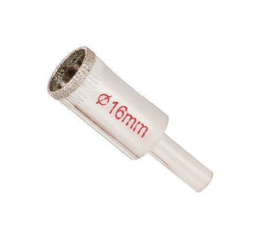 Алмазна коронка по керамограниту для плитки 16 мм. Sigma 1541161