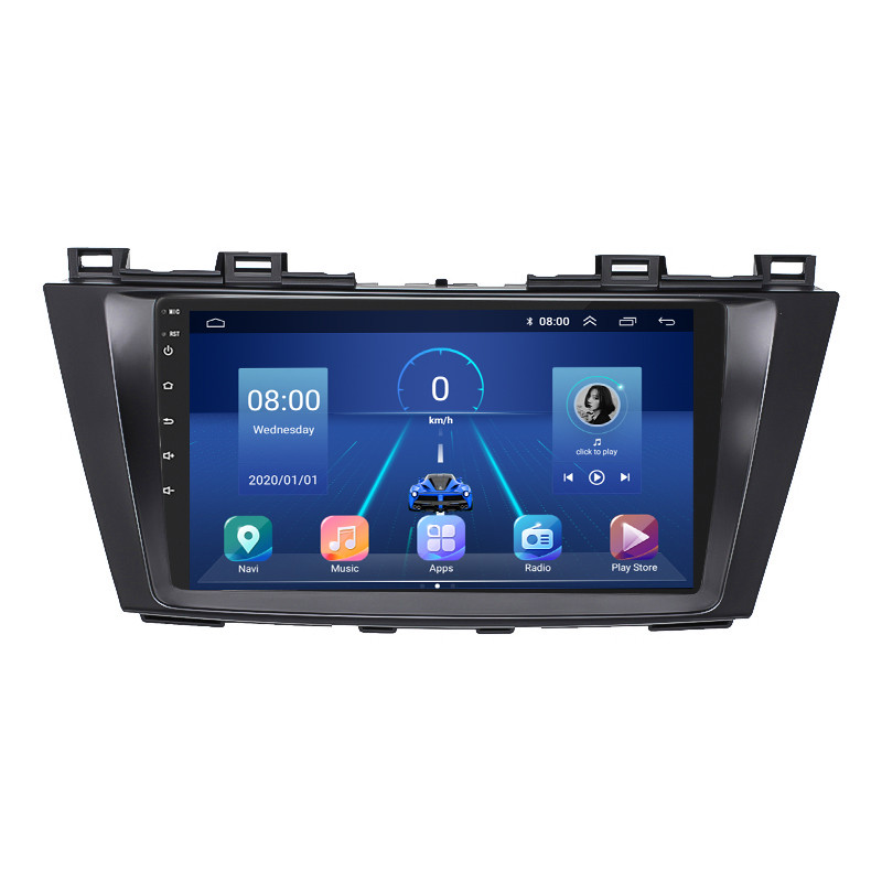 Штатна магнітола 9" Lesko для Mazda 5 II (CW) 2010-2015 4/32Gb 4G Wi-Fi GPS Top Мазда