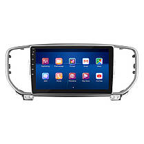Штатна магнітола 9" Lesko для Kia Sportage IV Рестайлінг 2018-н.в. 6/128Gb 4G Wi-Fi GPS Top Кіа, фото 3