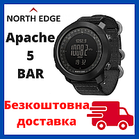 North Edge, North Edge Apache 5 BAR, Тактические часы с компасом, Норс едж 5 бар, Водонепроницаемые часы