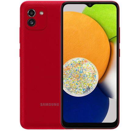 Смартфон SAMSUNG SM-A035F Galaxy A03 4/64GB ZRG (red) SM-A035FZRGSEK, фото 1