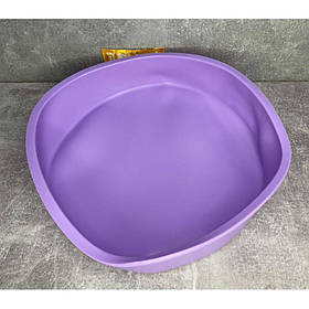 Форма для випікання силіконова 25 см фіолетова A-Plus 1948