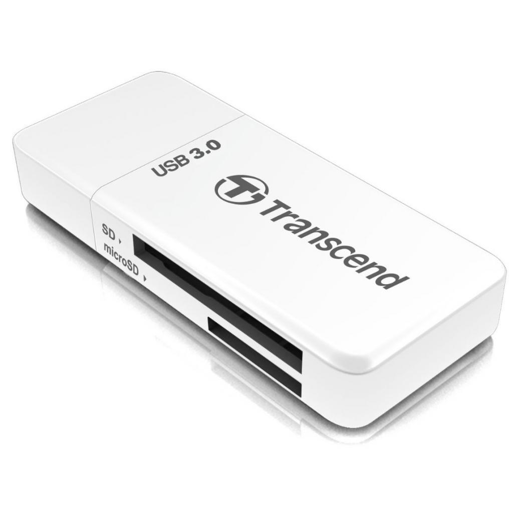 Кардрідер USB 3.0 microSD/SD White (TS-RDF5W) Арт.36938 Transcend