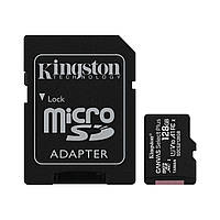 Карта пам'яті microSD 128GB C10 UHS-I R100MB/s + SDCS2/128GB) Арт.36934 Kingston