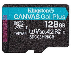 Карта памяті microSD 128GB C10 UHS-I U3 A2 R170/W90MB/s (SDCG3/128GBSP) Арт.36935 Kingston