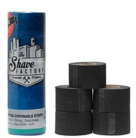 Чорні комірці для стрижки The Shave Factory Neck Strips, 5 рулонів/100 шт