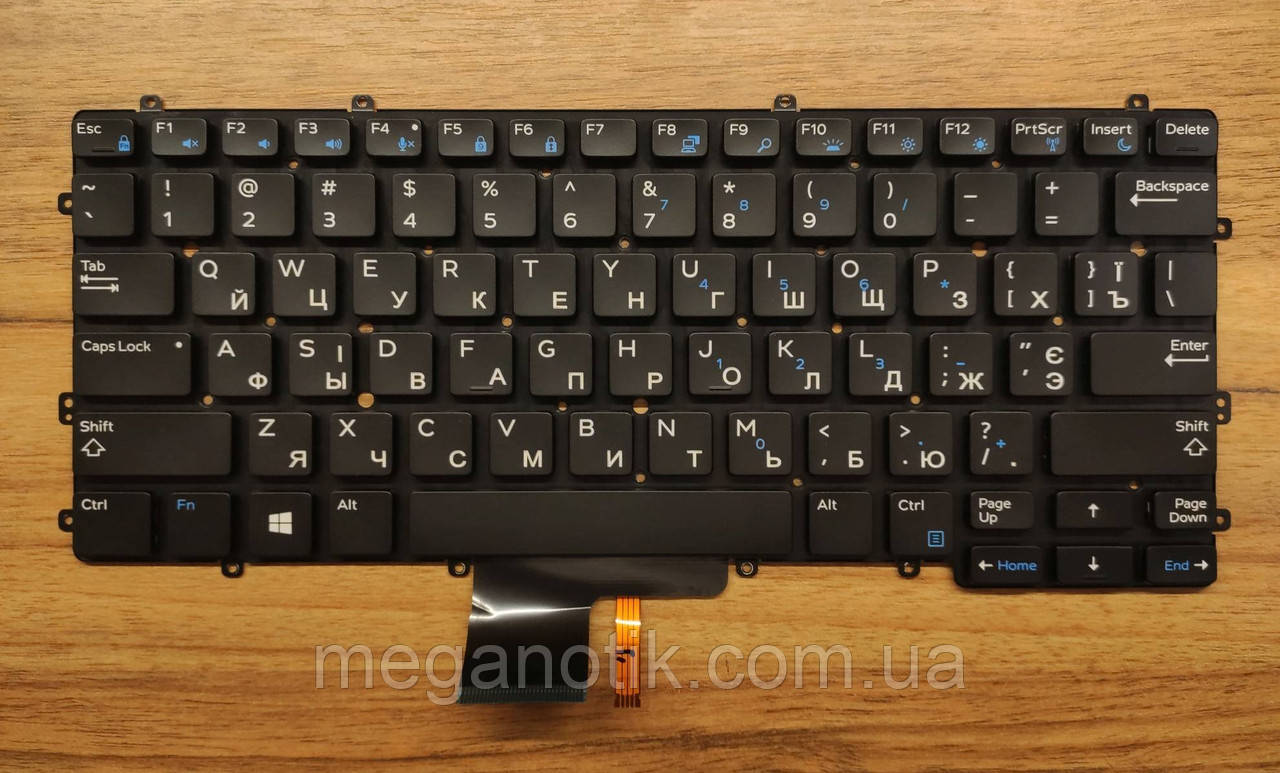 Клавіатура для Dell Latitude 13-7370 з підсвіткою, фото 1