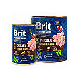 Brit Premium by Nature з курячими сердечками для собак 400 г, фото 2