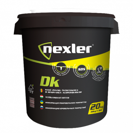 Некслер ДК / Nexler DK - бітово-каучукова гідроізоляція на розчинники (уп.20 кг), фото 1