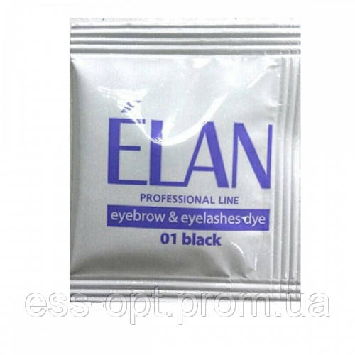 Краска Elan тон 01 Black + окислитель, цена 70 грн — Prom.ua (ID ...