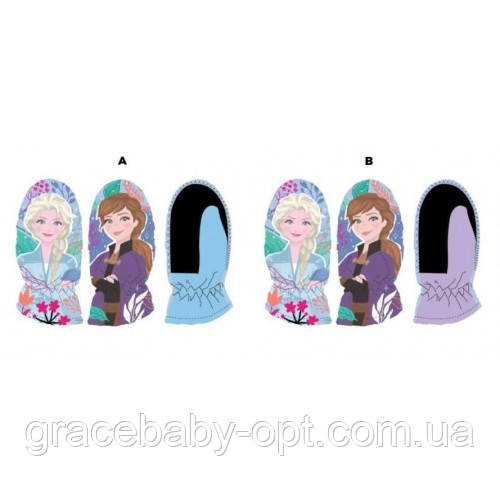 Рукавички болоневі для дівчат оптом, DISNEY, 3/4-5/6 рр., № FR-A-GLOVES-161