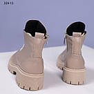 Шкіряні зимові черевики на шнурку 41 р-р, фото 3