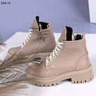 Шкіряні зимові черевики на шнурку 41 р-р, фото 6