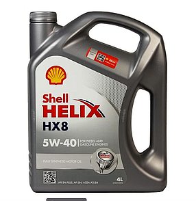 Моторна олія Shell Helix HX8 Synthetic 5W-40 4 л.