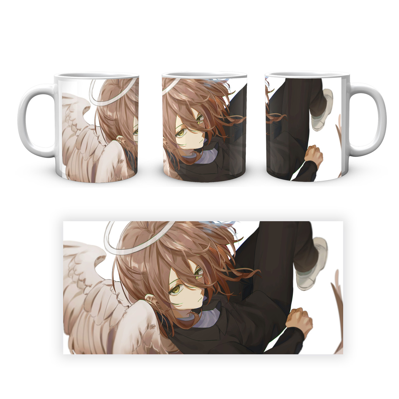 Кружка GeekLand Chainsaw Man Людина Бензопила Янгол Диявол CM 02.26, фото 1