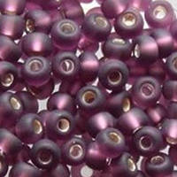 Бісер Peciosa Для біжутерії матовий з блискучою серединкою 6042 / 27060 розмір 6 Аметистовий Упаковка 5 грам