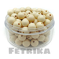 Намистини пластикові бежеві 10 мм