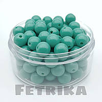 Намистини пластикові м'ятні 10 мм