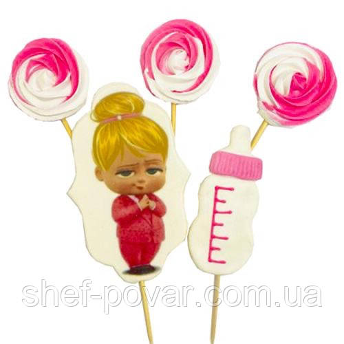 Кондитерська прикраса «Бейбі бос дівчинка» ТМ Slado, фото 1