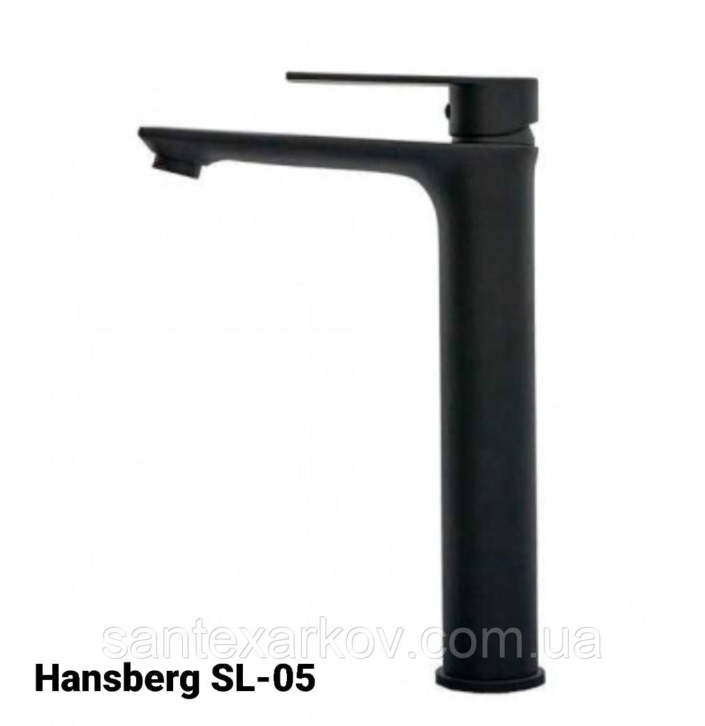 Змішувач для умивальника Hansberg SL-05-Black