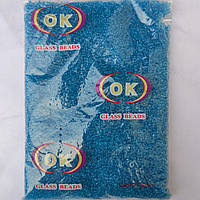 Бісер дрібний бірюзовий прозорий