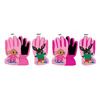 Перчатки болоневые для девочек оптом, Disney, 3-8 лет, Арт. 800-652