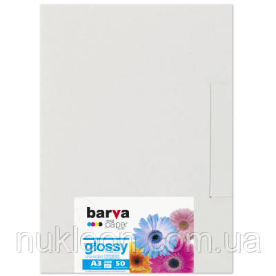 Популярний! Папір Barva A3 Original Glossy 200 г/м2, 50c (IP-C200-342) - Краща якість тільки на Nukleon.com.ua