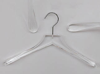 Довжина 38,5 см. Плічка серія Сristallo акрилові кристально прозорі, Mainetti Group Італія
