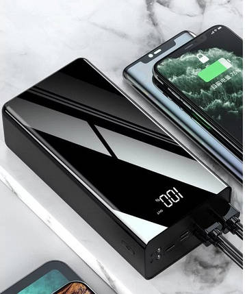 Портативна батарея Power Bank 50000mAh YM-263 зовнішній акумулятор, універсальна батарея Black, фото 1