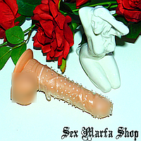 Многоразовый презерватив с пупырками с дополнительной стимуляцией тип G, силиконовый презерватив с усиками MS2